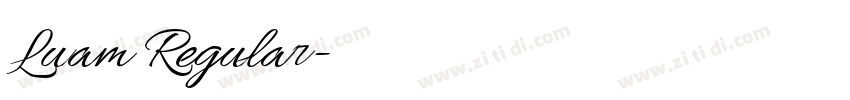Luam Regular字体转换 Luam Regular字体转换